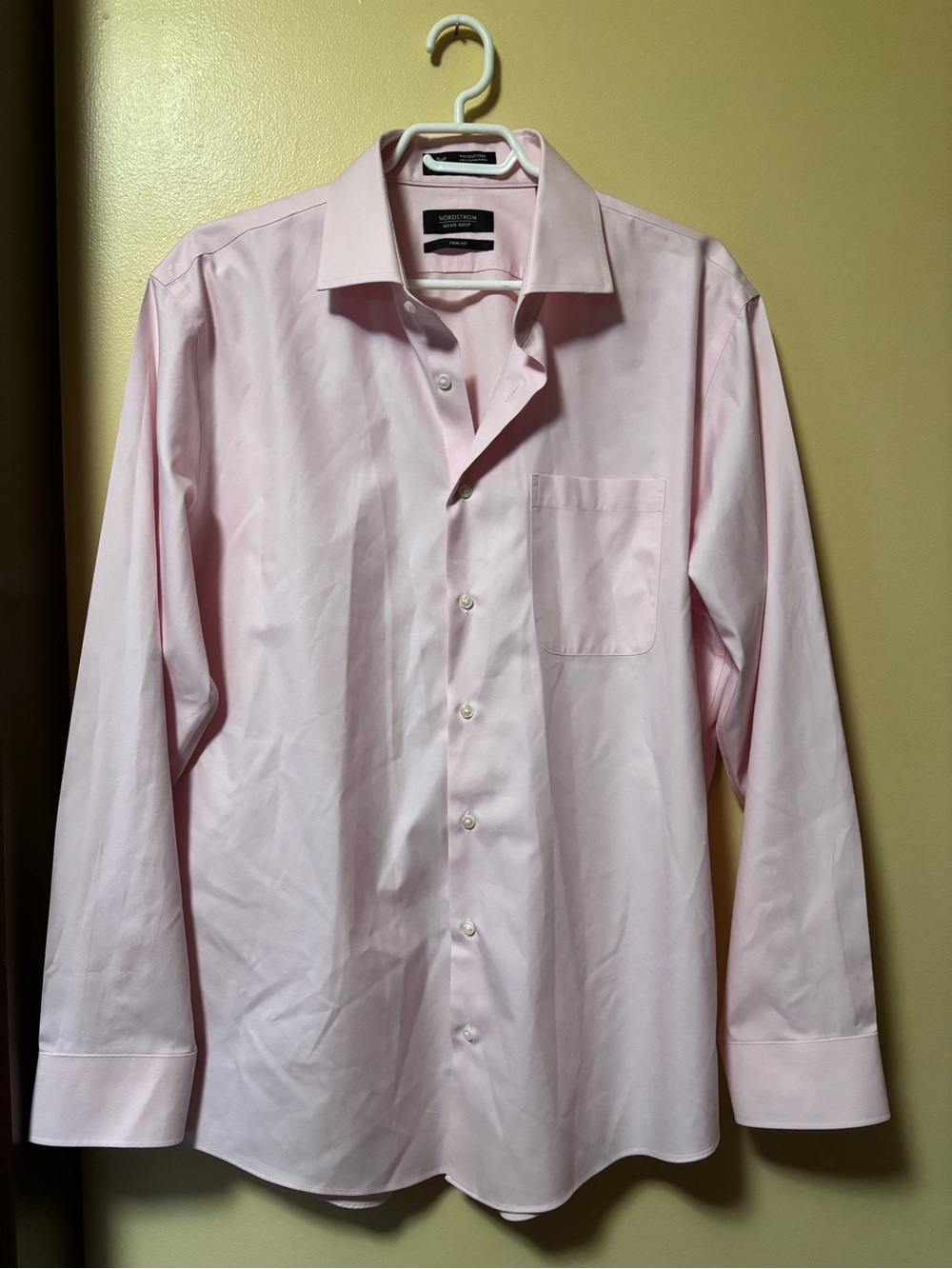 Nordstrom Light Pink Men's Dress Shirt